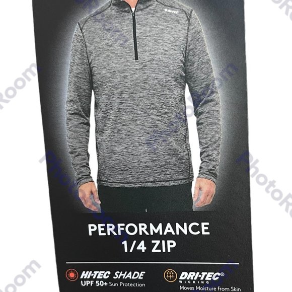 Men's Performance Shirt, Hi-Tech, Gray, L, NWT - Picture 3 of 8